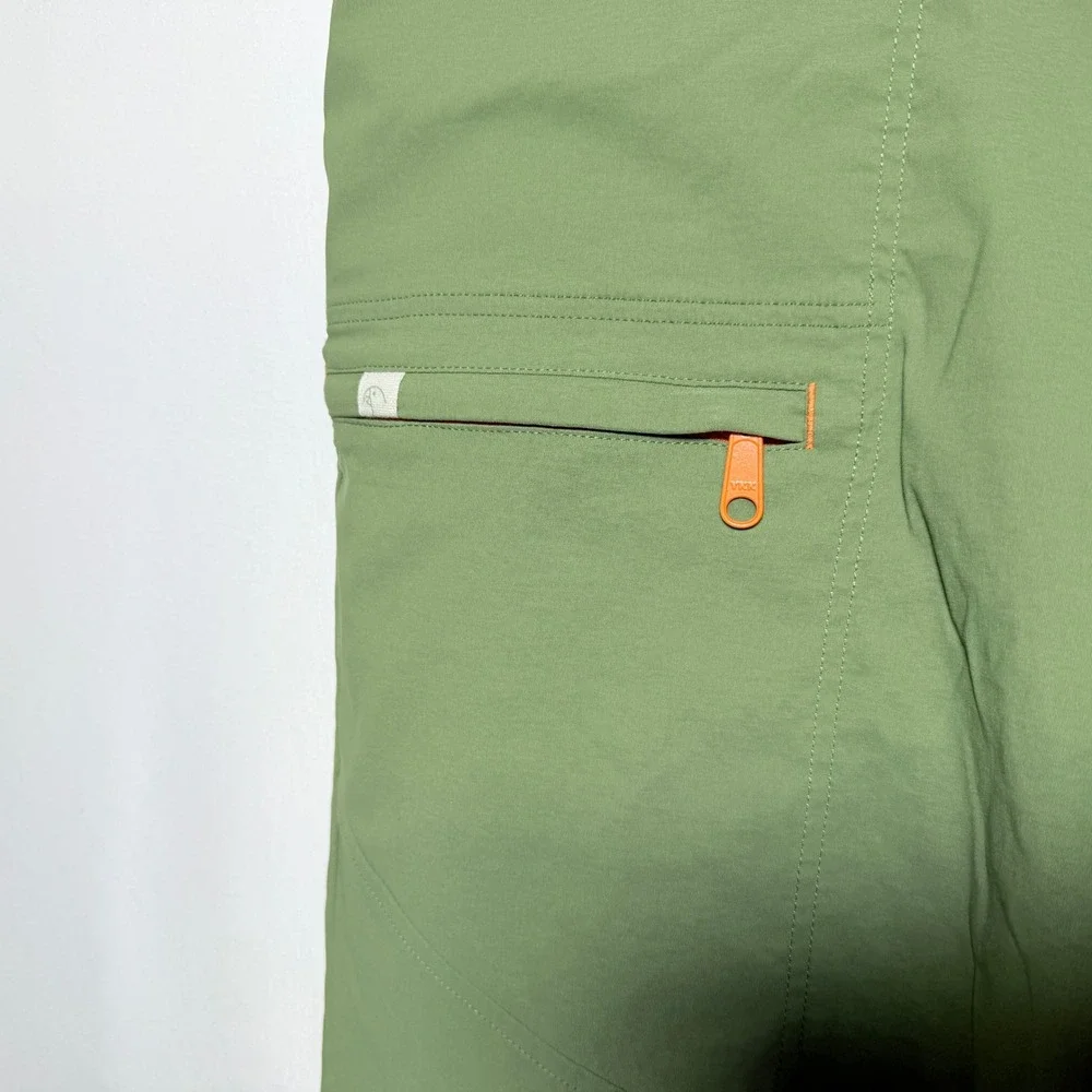Alpine Parrot Ponderosa Mountain Hiking Pants Green Orange Size 18 Plus Stretch - Picture 9 of 11